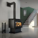 stove fireplace inside home
